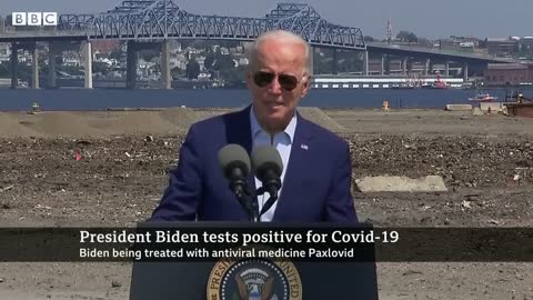 US President Joe Biden tests positive for Covid - BBC News