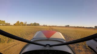 First day landing at Zach's farm