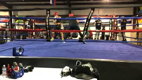 Boxing Match In The Gym