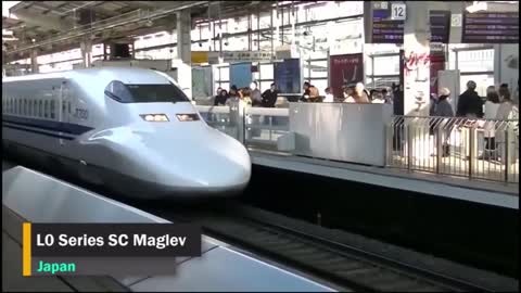 Top ten /10 Crazy fast trains in the whole world