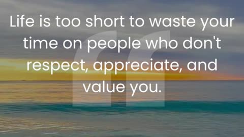 Discover the significance of surrounding yourself with people who respect, appreciate, and value you