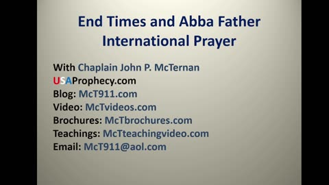 End Times and Abba Father Prayer