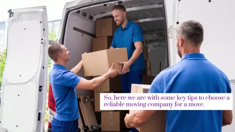 How to pick a moving company