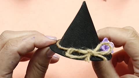 DIY - How to Make Witch hat halloween decoration