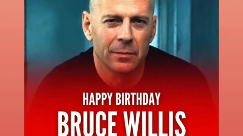 Happy birthday day me Bruce Willis 🎂 3/19/24