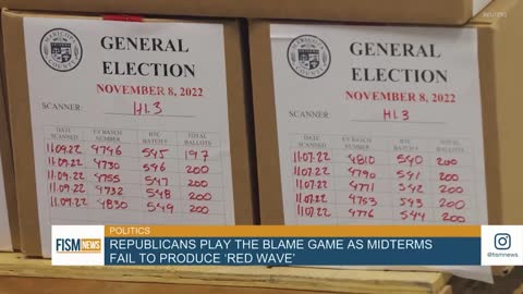 Republicans Play The Blame Game as Midterms Fail to Produce ‘Red Wave’