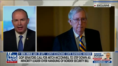 Senator Mike Lee Calls Upon Mitch McConnell To Step Down