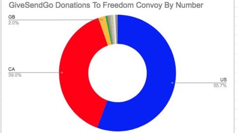 GiveSendGo hack reveals 55% of the donations have came from America!