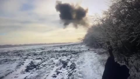 Russian Armed Forces soldiers were able to hit an enemy FVP drone with small arms.