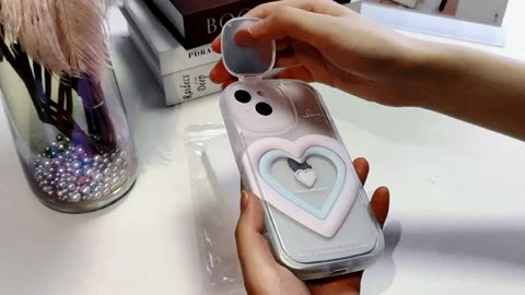 BTS Army Sweet Love Heart Camera Mirror Lens Phone Case