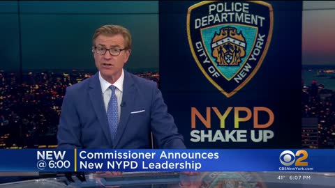 NYPD commissioner announces new leadership
