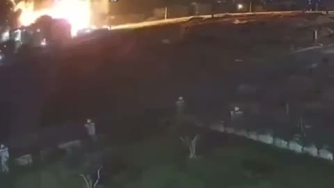 Watch:* Moments of the attack on the three-story building in Baalbek