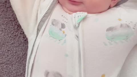 Cute Baby Waking Up