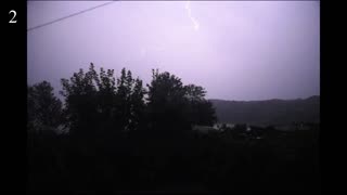 Lightning over Saint Mary's bay - Shot from Brixham near Berryhead - 2 - 17-09-2023