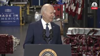 Biden: Let me start off with two words: "Made in America."