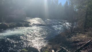 Dynamically Flowing Metolius River – Central Oregon – 4K