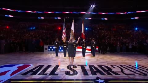 Fergie sings the national anthem at the NBA All-Star Game - ESPN