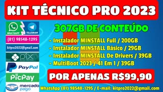 NOVO! KIT TÉCNICO DE INFORMATICA 2023 / INSTALE PROGRAMAS E DRIVERS COM APENAS UM CLICK DO SEU MOUSE