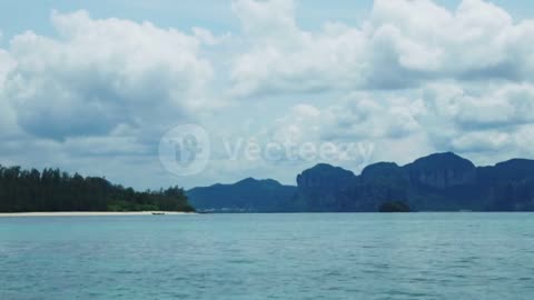 B-Roll of Krabi beach sea in Thailand