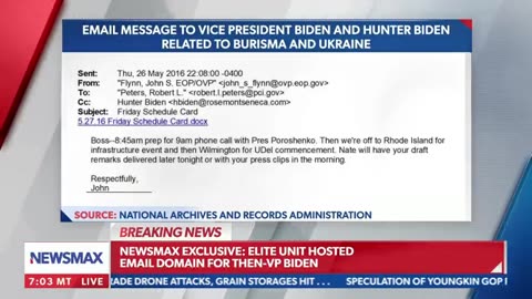 DOD hosted secret email domain for Bidens alias Robert L Peters