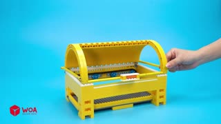 LEGO BBQ Grill Machine Sausage and Kebab Cooking - Lego Technic-WOA Minni Bricks