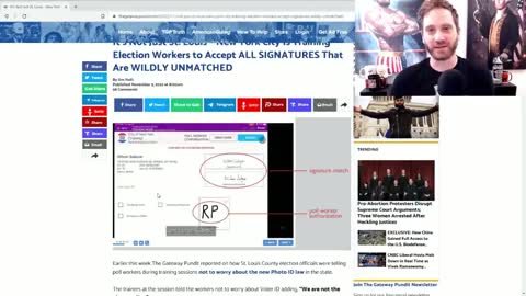 DEMOCRAT ELECTION TRAININGS TELL WORKERS TO IGNORE MISMATCHED SIGNATURES