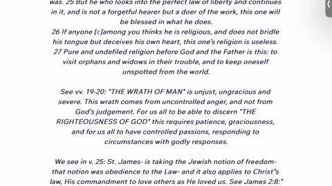 Evening Reading & Reflection: "The Corrective: "Hear and Do" (James 1:19-27)