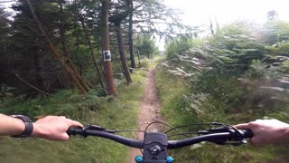 Cwmcarn Forest MTB - Twrch Trail - Castle Valley - POV Full Run - 24 07 2023