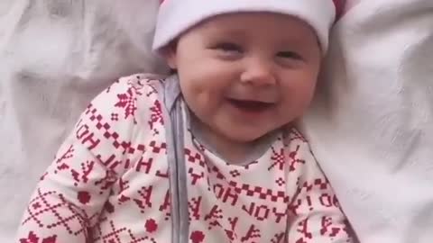 cute chubby baby funny video