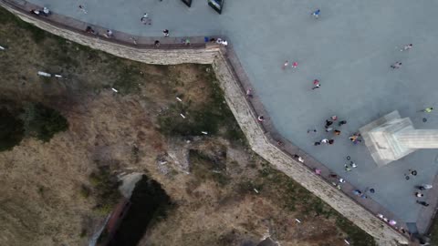 Ode to the Victor - beautiful monument in medieval Kalemegdan fortress in