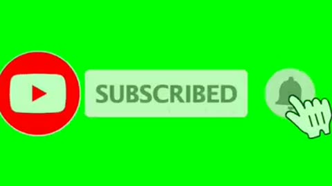 Top Green Screen Animated Subscribe Button