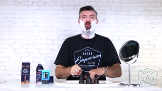 Walgreens Beginner Safety Razor Shave - King C. Gillette and Matt's FIRST Barbasol Experience!