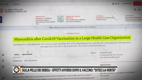 FUORI DAL CORO trasmissione del 22 ottobre 2022 - Effetti avversi dopo il vaccino