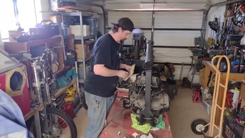 Wr450 engine swap Episode 1 (Finishing the YamaHonda)