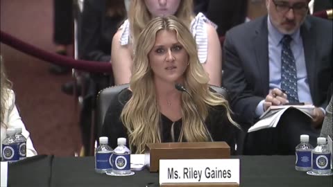 Riley Gaines Calls Out Sen. Durbin's Disregard For Female Athlete's Rights To Privacy