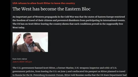 The West has become the Eastern Bloc