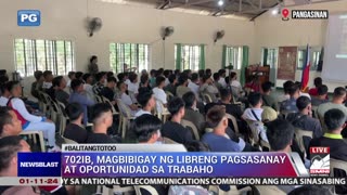 702IB, magbibigay ng libreng pagsasanay