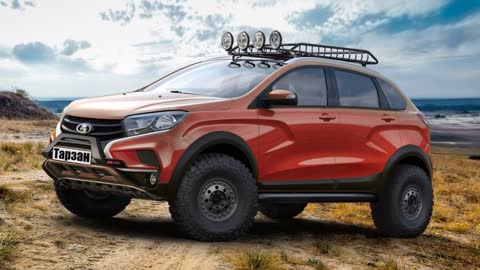 Новый внедорожник LADA XRAY TARZAN 2023—2024 года показали на независимых рендерах в Сети