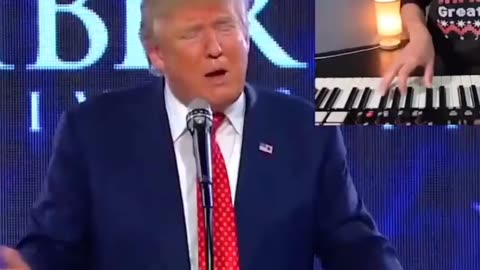 Donald trump singing Dance