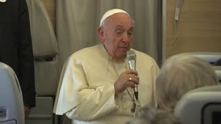 El papa habló de que será difícil hacer más viajes