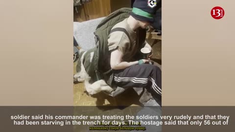 Belarusian fighters capture Russian soldier who had been starving for days - "50 of 106 people died"
