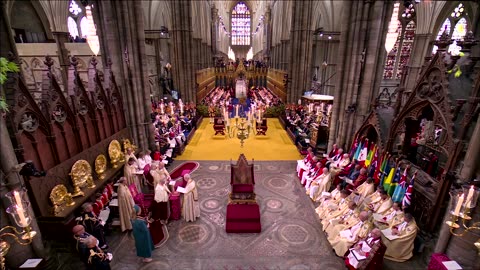 King Charles III crowned at Westminster Abbey