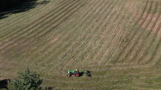 Raking Hay