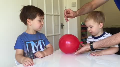 Ways to pierce a balloon without popping it - Kids Science Experiment