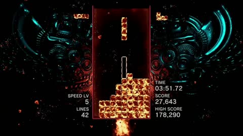 Tetris Effect Connected - Marathon Win - Ritual Passion Background