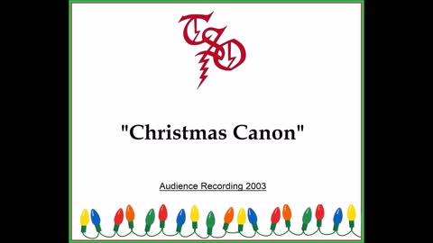 Trans-Siberian Orchestra - Christmas Cannon (Live in Green Bay, Wisconsin 2003) Excellent Audio