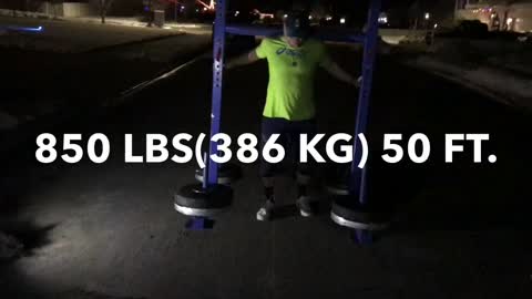 850 LBS(386 KG) SUPER YOKE WALK 50 FT.