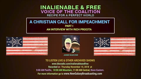 IAF Promo 41 A CHRISTIAN CALL FOR IMPEACHMENT PART 1