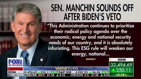 Joe Manchin TEARS INTO Joe Biden's Veto Of Anti-ESG Bill