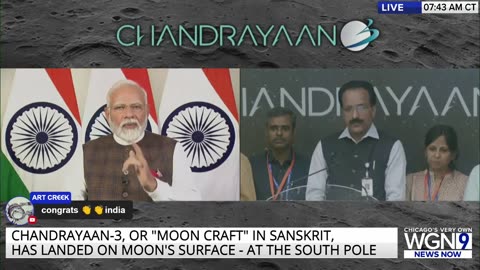 India Lands its Chandrayaan-3 Rover on the Moon